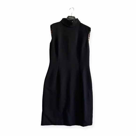 Dolce & Gabbana‎ Black Turtleneck Sleeveless Dress. Size 46 Italy - Picture 1 of 16